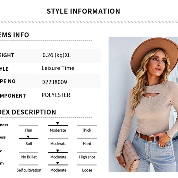 Solid Color Knitted Hollow Top Versatile T-shirt - Picture 15 of 16